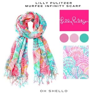 Lilly Pulitzer Murfee Fringe Wrap Scarf, Oh Shello